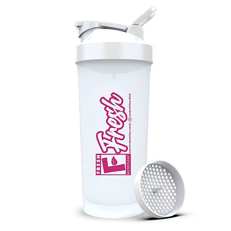 Coqueteleira Fresh Plus Branca e Rosa