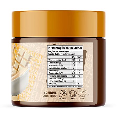 Candy Cream Leitinho Zero Açúcar 300g Fresh Nutrition - Fresh