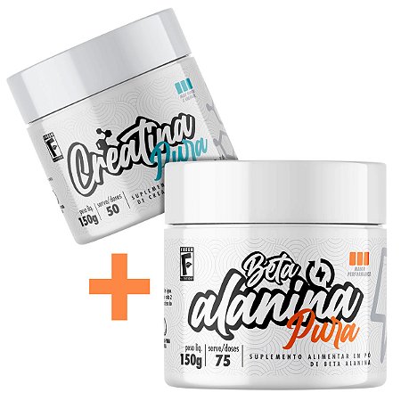 Combo: Beta-alanina Pura 150g + Creatina Pura 150g