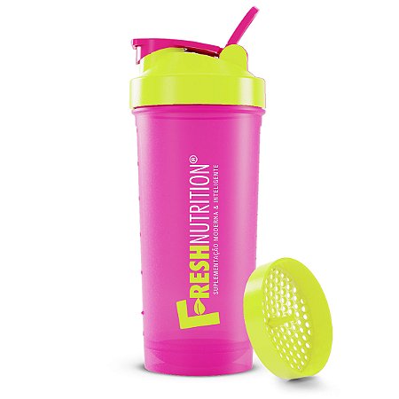 Coqueteleira Fresh Plus Rosa e Amarela