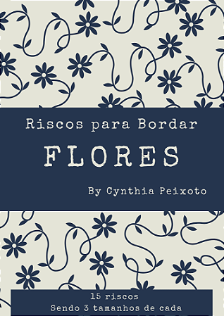 APOSTILA RISCOS DE BORDADO FLORES