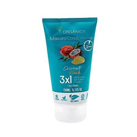 MASCARA CONDICIONANTE 3 EM 1 COCONUT E LIMA 150 ML