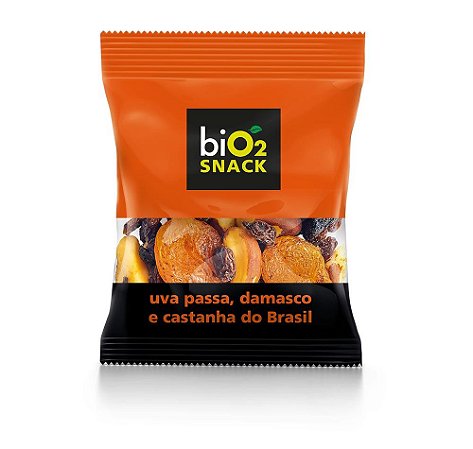 biO2 Snack Damasco , Uva e Cast. 50g