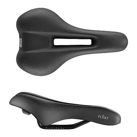 Selim bicicleta Royal Float Athletic RVS cor preta