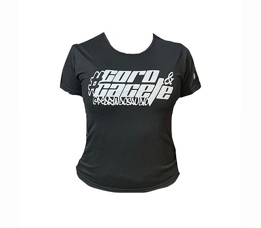 Baby Look Feminina #Coro&Cacete Preta