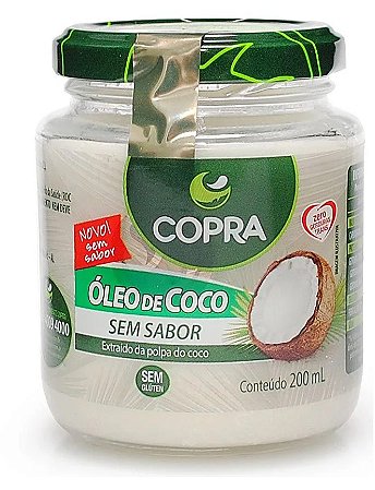 Óleo de Coco sem sabor 200ml - Copra
