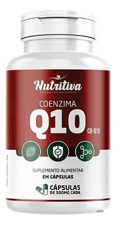 Coenzima Q10 100mg 100 Cápsulas Nutritiva Alta Concentração
