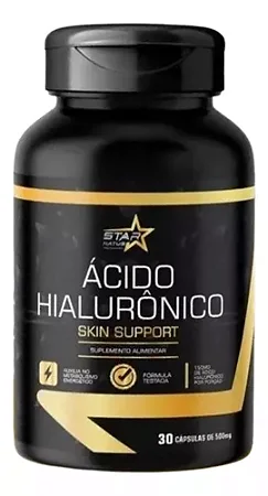 Ácido Hialurônico 30 Cápsulas Hidrata Pele - Star Natus