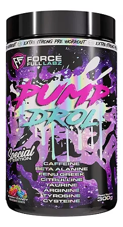 Pum Drol Pré Treino Pre Workout Importado Original 300g (Pump Drol) - Force Full Labz