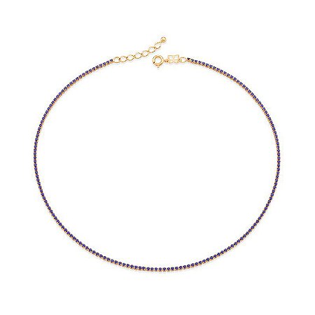 Choker azul