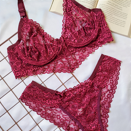 Conjunto Plus Rendado