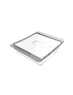 Travessa Quadrada hermética 1,9L Com Tampa - Cristal