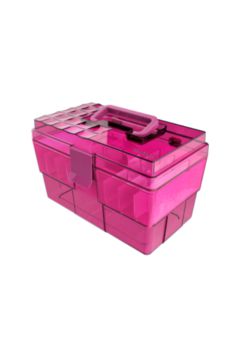 Maleta Organizadora - Rosa Transparente