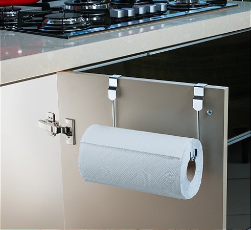 Suporte p/ rolo papel - Porta Armário