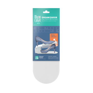 Organizador para Sapato Regulável Branco