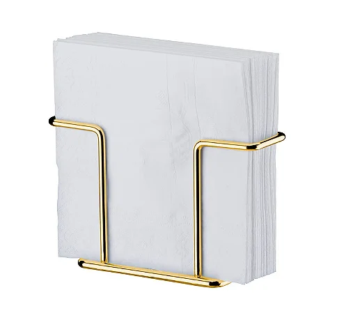 Porta Guardanapos - Dourado