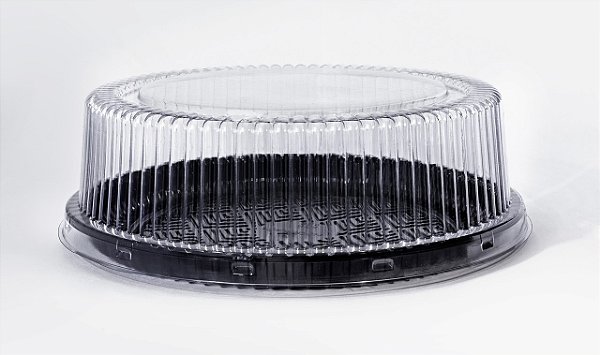 PF-50 BPR  BANDEJA BASE PRETA BAIXA PARA TORTA OU BOLO CAIXA COM 50 UNIDADES