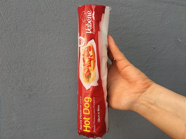 SACO HOT DOG 22CMX10CM ROLO C/ 500UN VABENE