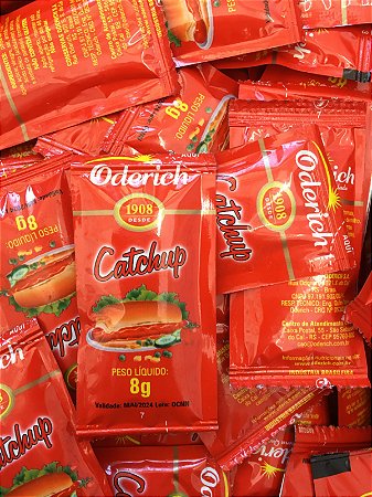 Catchup Saches Caixa Com 200 Sachês 8gramas Oderich
