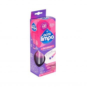 Gel Adesivos Lavanda Com 7 Doses Gota Limpa
