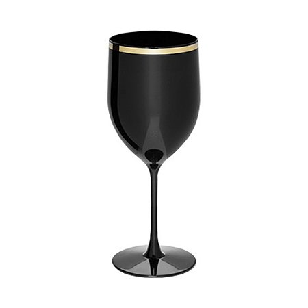 TACA GENOVA GOLDEN PS 400ML-PRETA