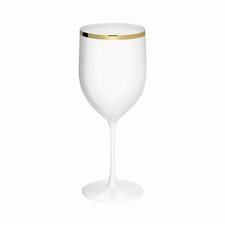 TACA GENOVA GOLDEN PS 400ML-BRANCA