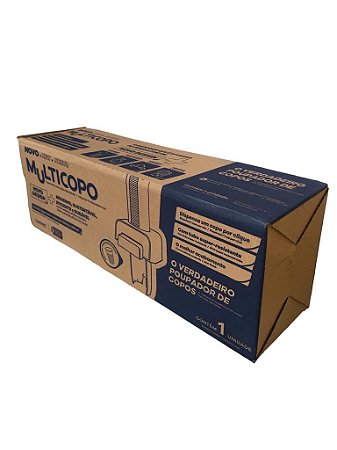 Dispenser Poupador de Copos 150 a 200ML Branco Multicopos Nobre