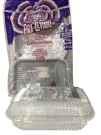 Leva Doce Alta Ga18 Sf Embalagem Multiuso Kit Com 10unid Galvanotek