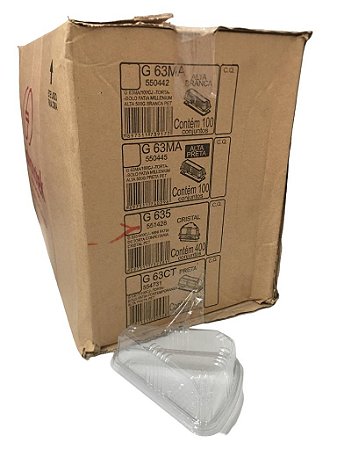 Mini Fatia De Torta G635 Caixa Com 400unid Galvanotek