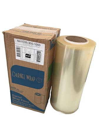 Rolo De Filme Pvc Wrap 35x300mmx1000metros 9 Micras Darnel