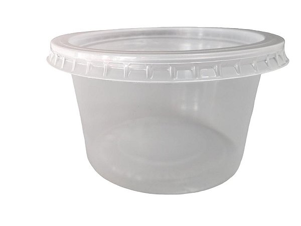 Kit Pote E Tampa G310 250ml Pra Levah Com 25cj Freezer E Microondas Galvanotek