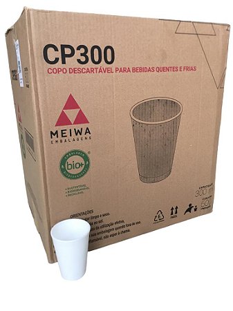 Copo Termico Isopor Eps 300 Ml Caixa Com 600 Copos Meiwa