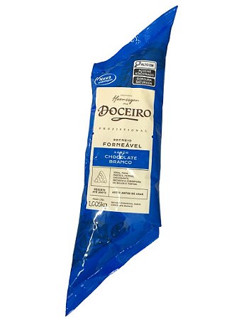 Recheio Forneavel Chocolate Branco 1,005kg Unid Doceiro