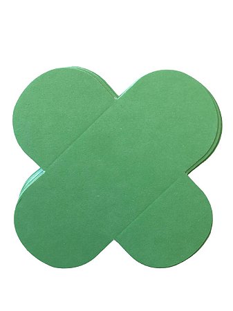 Forma Petala N.4 Verde Bebe Pacote Com 50 Unidades Curifest