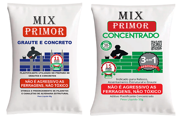 150 MIX PRIMOR CONCENTRADO+ 150 MIX PRIMOR GRAUTE E CONCRETO