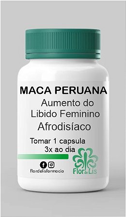 Maca Peruana 500mg - Afrodisíaco - Aumento do libido