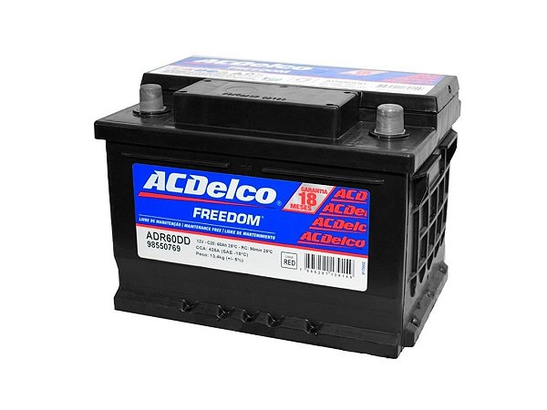 Bateria Acdelco 60ah para carro - ADR60DD