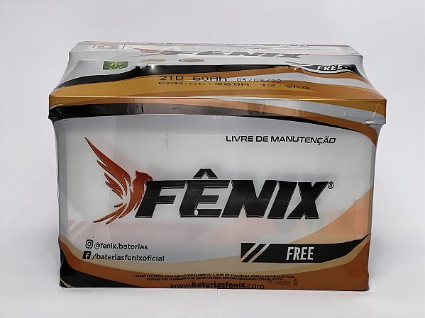 Bateria Fênix 60 Amperes para Carro