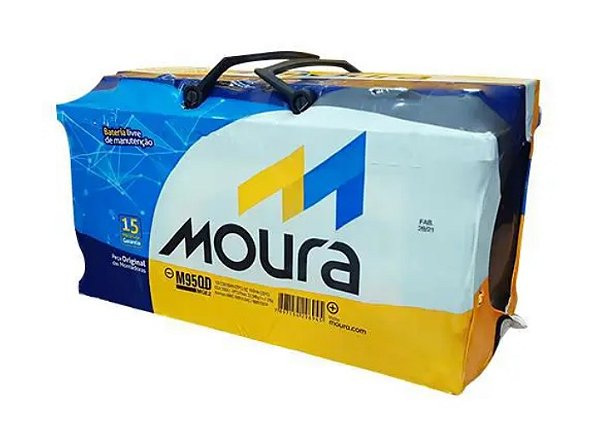 Bateria Moura 95 amperes para carro - M95QD