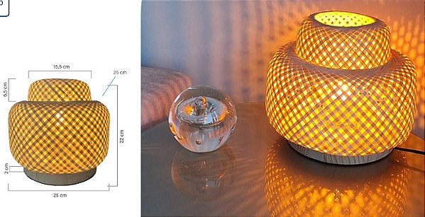 Abajur Palha Trançada 2