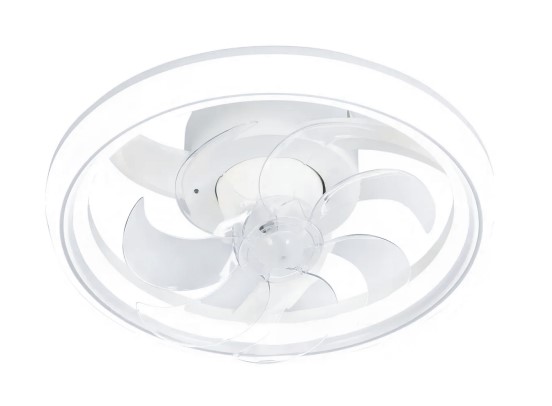 VENTILADOR COMPACTO BRANCO 50CM 35W COM CONTROLE REMOTO MULTICOR