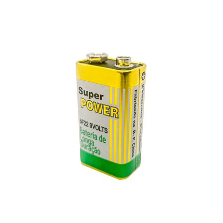 Bateria 9V 6F22 - Caixa com 10 pçs