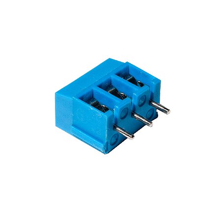 Borne Kre MX300 12,5MM - 3 Vias 5,0MM Azul  - Kit 20 Peças