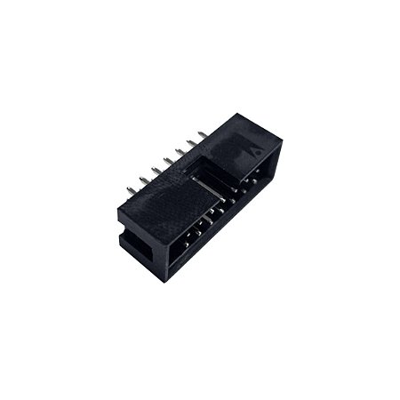 Box Header DK301 14P 180º 2.54MM - Kit 10 Unidades