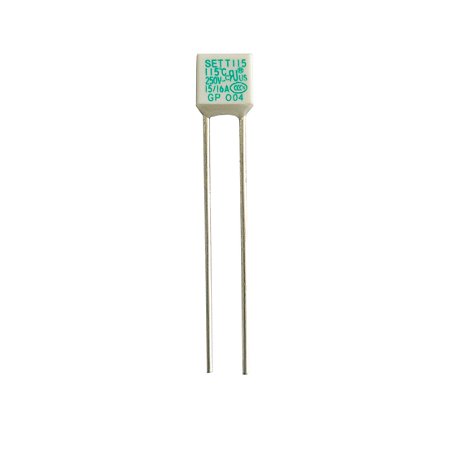 Fusivel Térmico 115ºC 15/16A 250V SET-T115 - 50 Unidades
