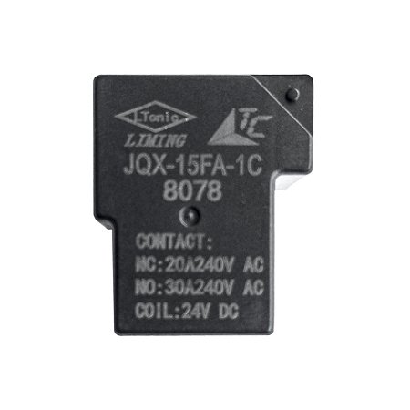 Relé T90 Preto 24V - 10 Unidades