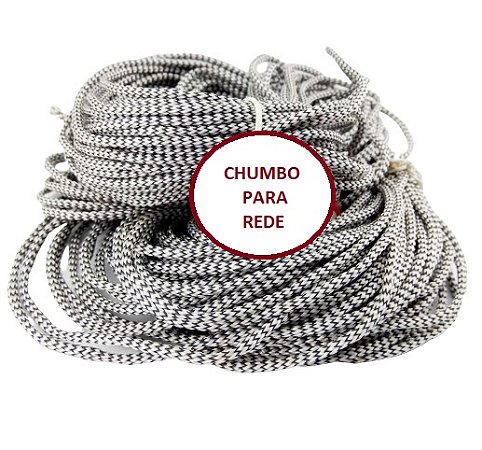 Tralha de Chumbo em Corda para Rede de Pesca