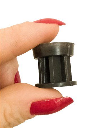 Bucha Plástica Preta (100 unidades)