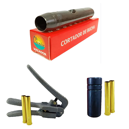 Kit 3 Peças! Cortador + Espoletador + Calibrador