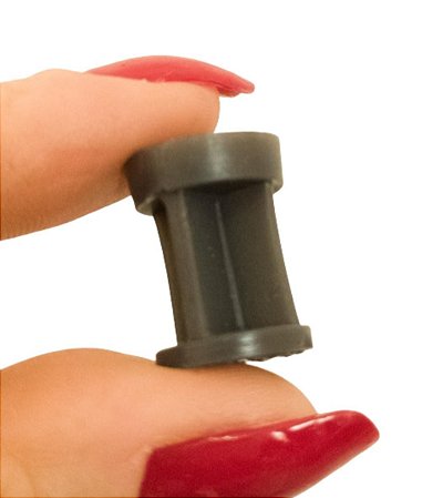 Bucha Plástica Preta 28 - Pacote com 50 unidades